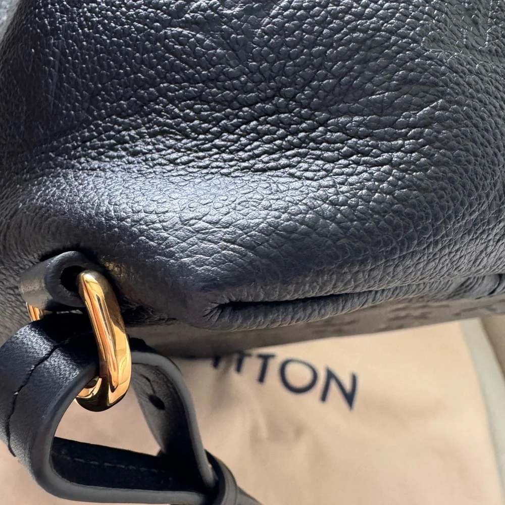 Auth. ✅ RARE Louis Vuitton NM Montsouris Empriente Backpack in “Noir”🖤✨